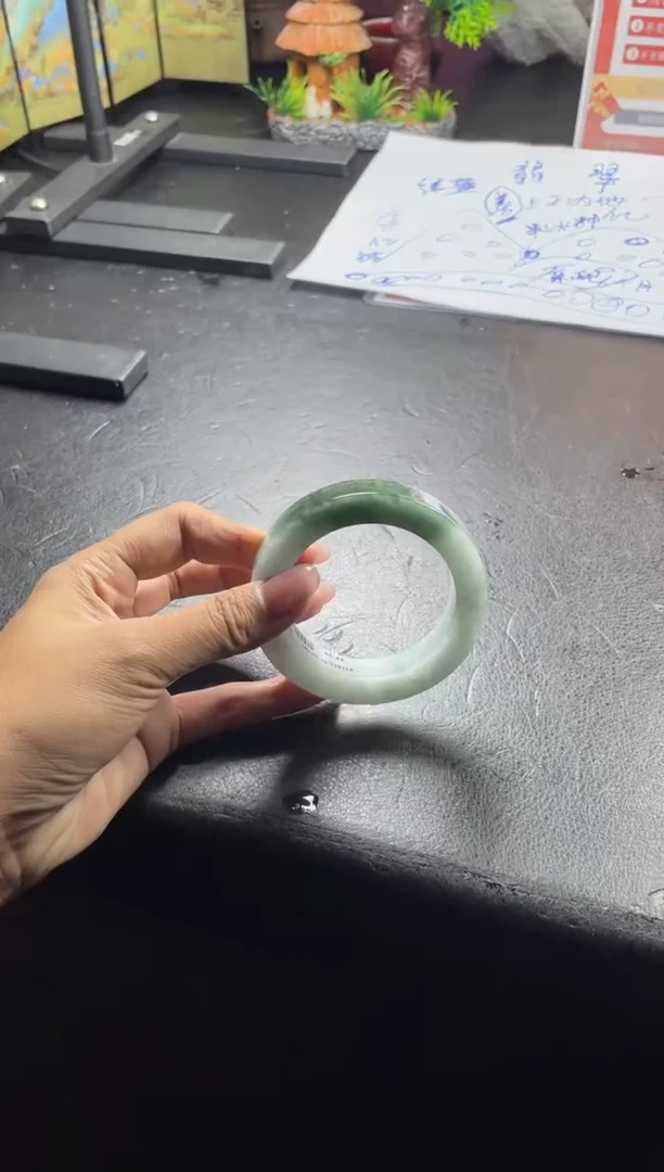 未镶嵌手镯定制翡翠L*正圈ABC2SZDZS