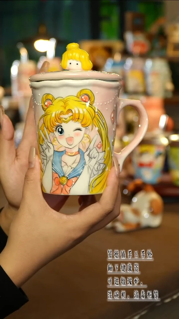 景德镇陶瓷手工手绘&L175