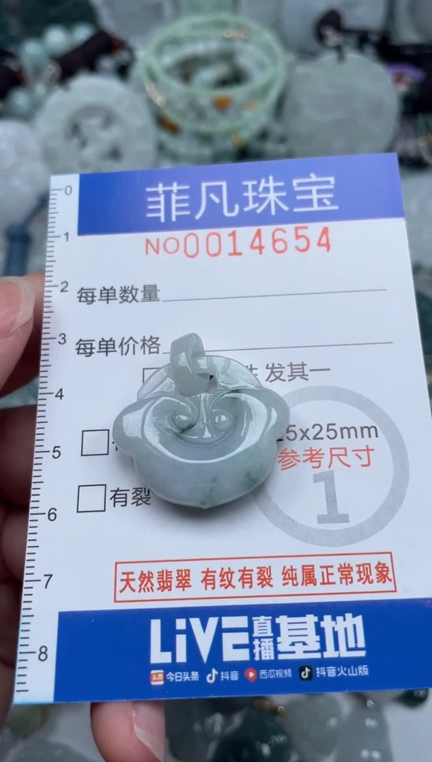 颈饰未镶嵌翡翠14654