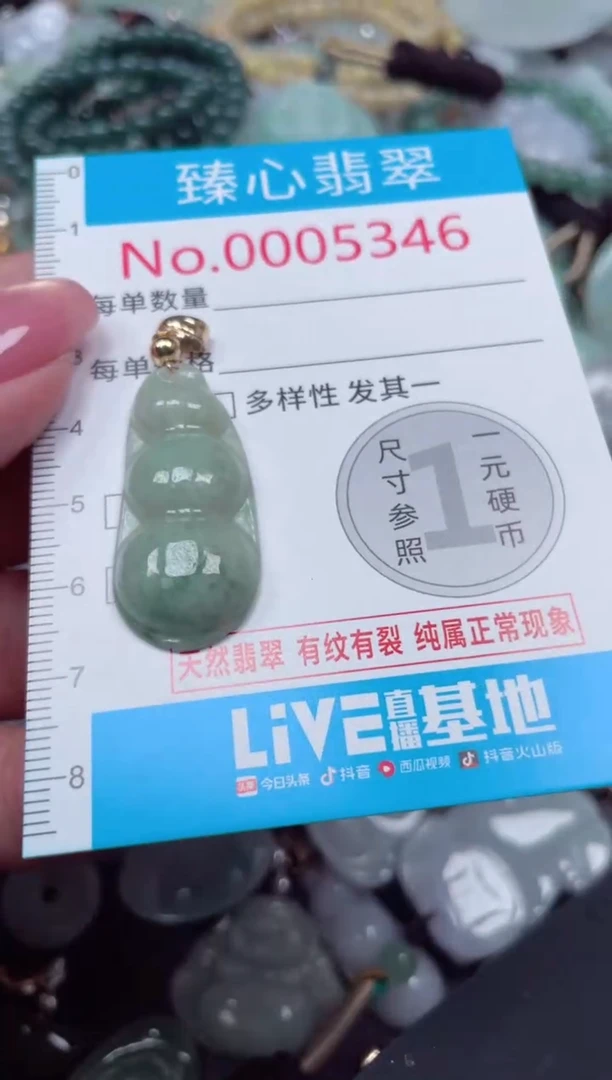 颈饰未镶嵌翡翠5346