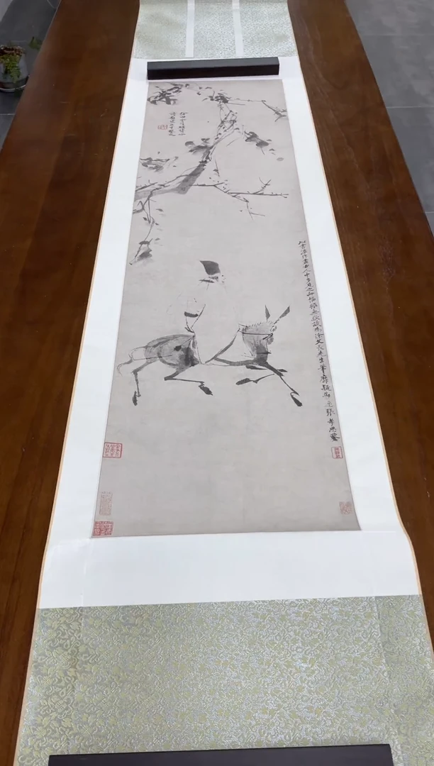 【复刻品】徐渭 骑驴归思