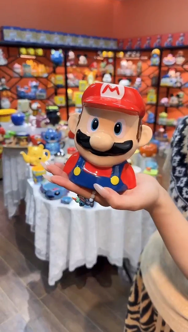 瓷片@@马里奥陶瓷倒置杯