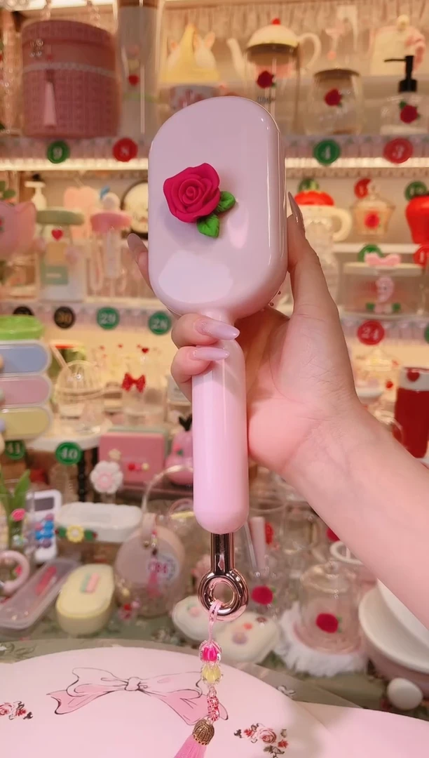其他品质好发货快放心拍！玫瑰花梳子粉色