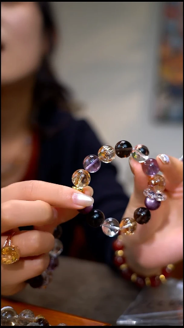 未镶嵌手链水晶紫水晶