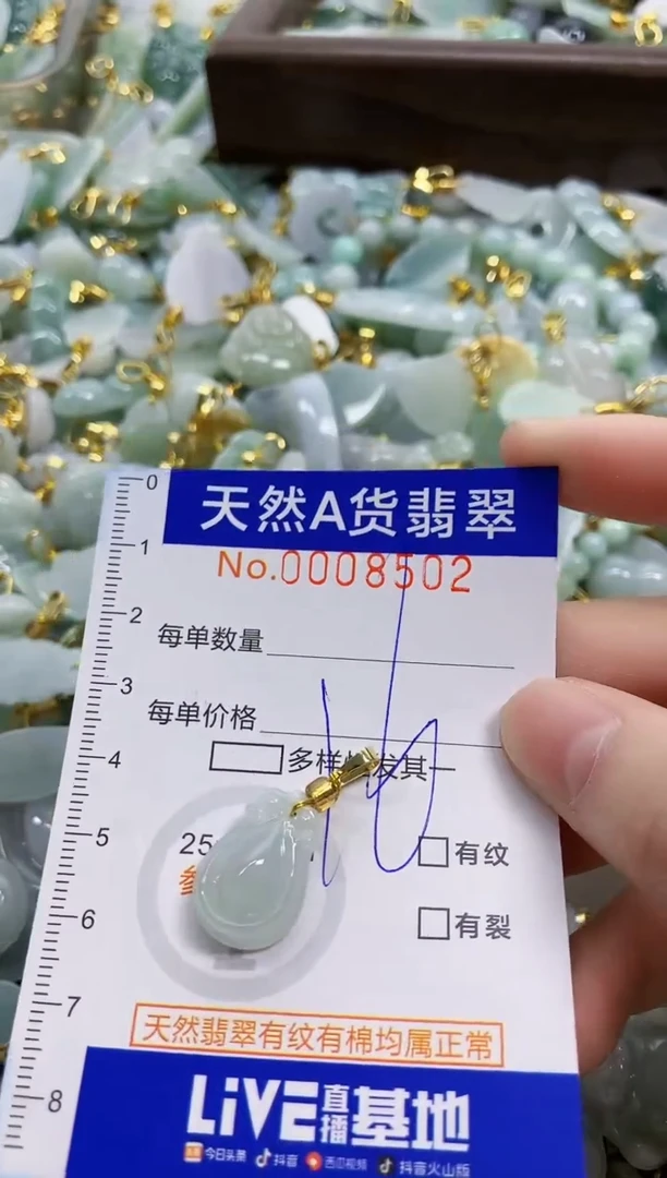 颈饰未镶嵌翡翠天然A货翡翠