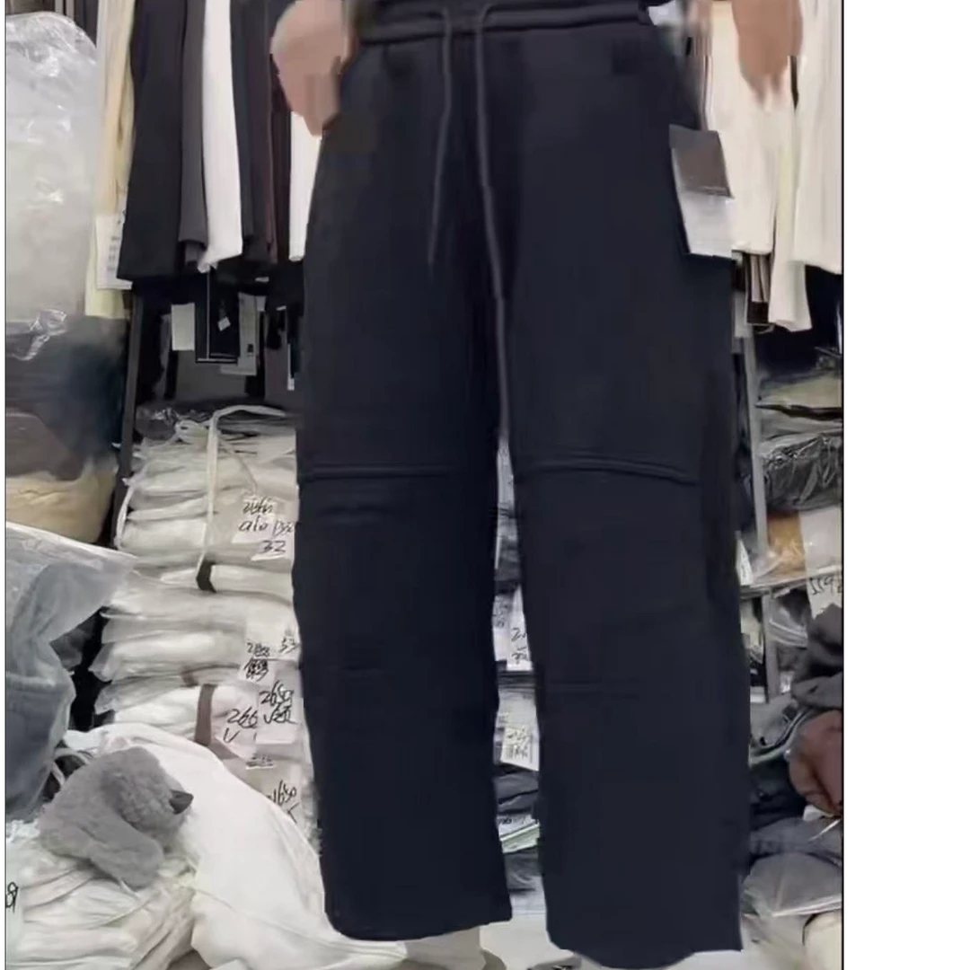 休闲风印染长裤高腰秋冬休闲裤卫裤冬季运动裤秋季