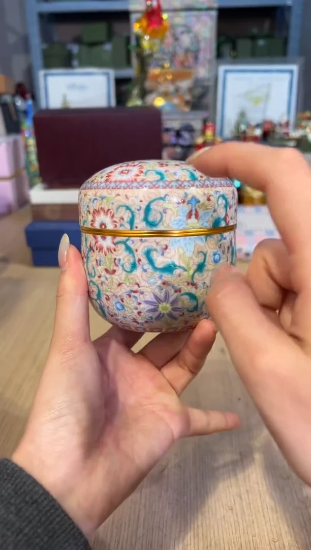 【闪购商品】杯35花开盛世中茶叶罐