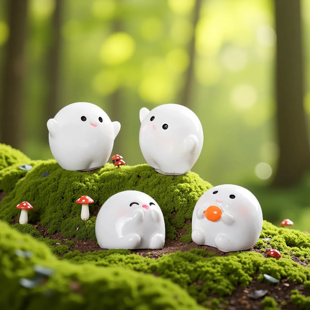 情绪温馨治愈解压桌面小摆件无聊了！摆几个小团团陪你工位装饰品