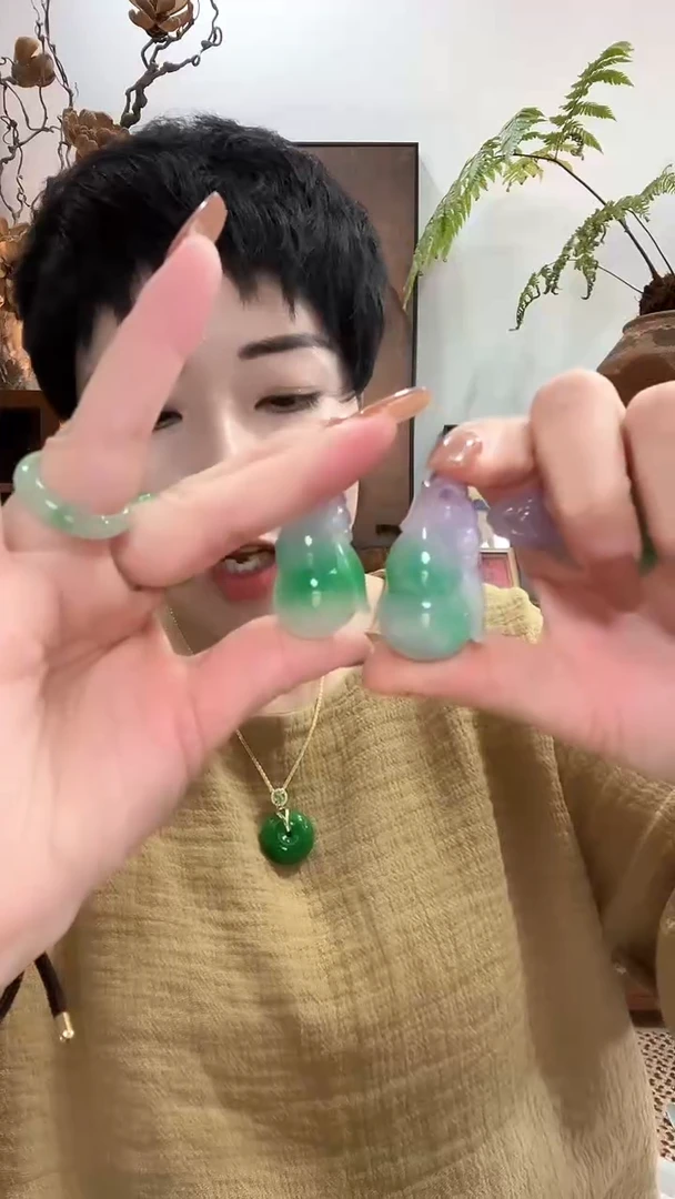 吊坠(赠链)合金翡翠842