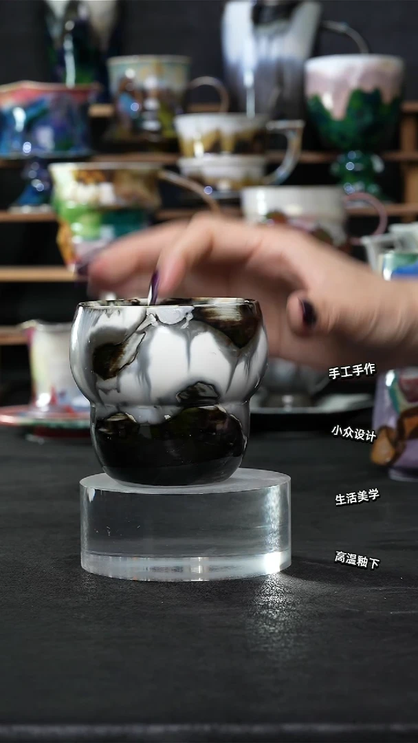 设计师款景德镇森涩手创陶瓷（食品级）858
