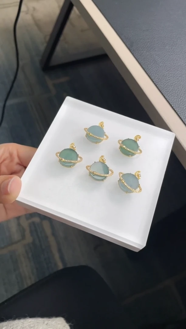 【闪购商品】翡翠吊坠(不含链)银S925镶嵌W325-D828-217多样性发一