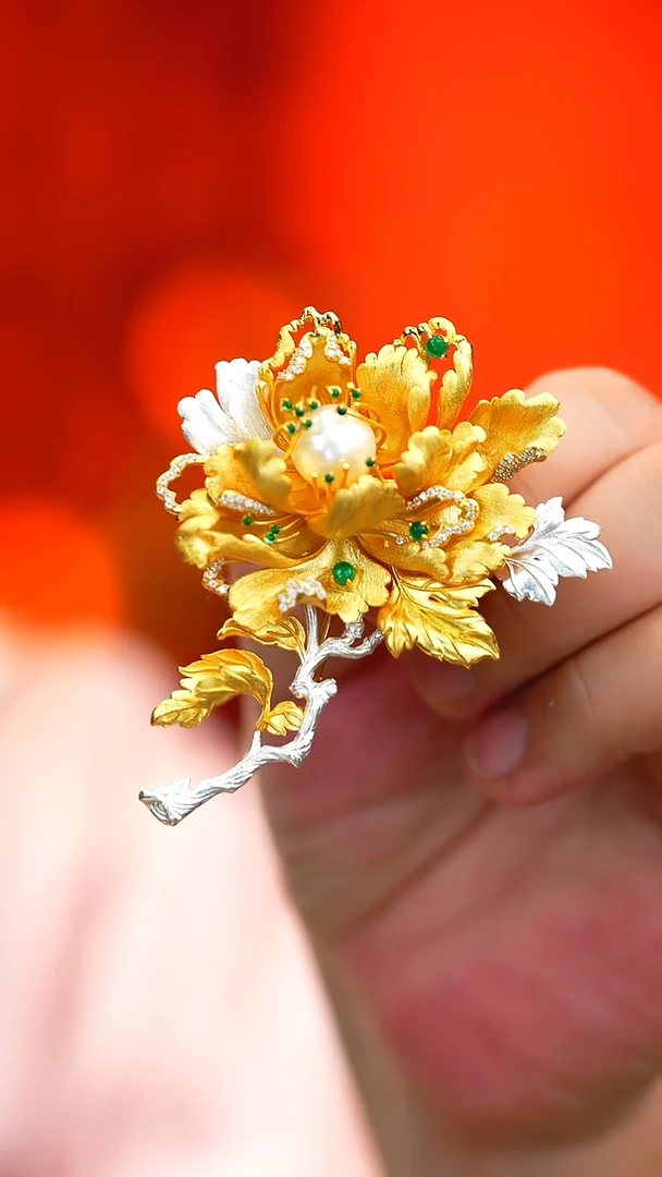 吊坠(不含链)银S925镶嵌淡水珍珠新款