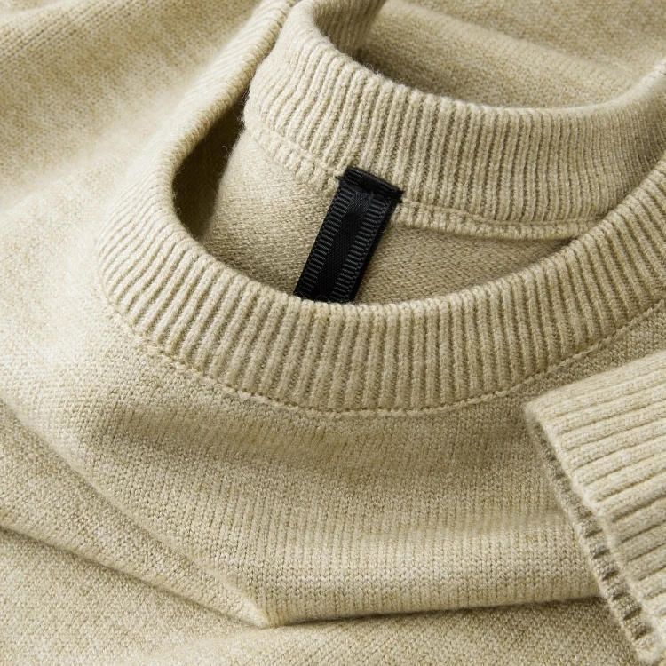 NYIG圆领男士毛衣纯色长袖打底衫休闲内搭毛线衣轻奢针织衫男卫衣