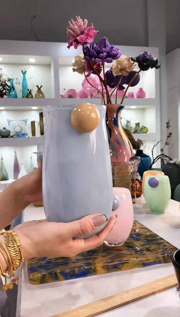 慕忆家手作琉璃花瓶