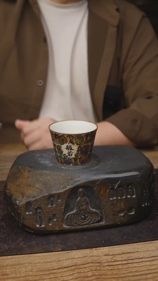 甘石陶艺手绘青花920
