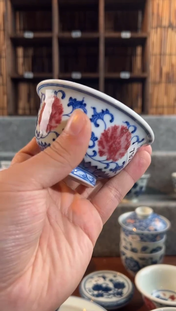 【闪购商品】792天禄言瓷手绘茶器天花板