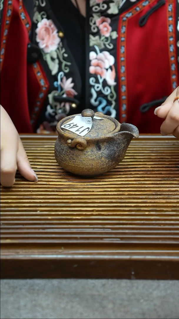 万古烧粗陶手工茶具