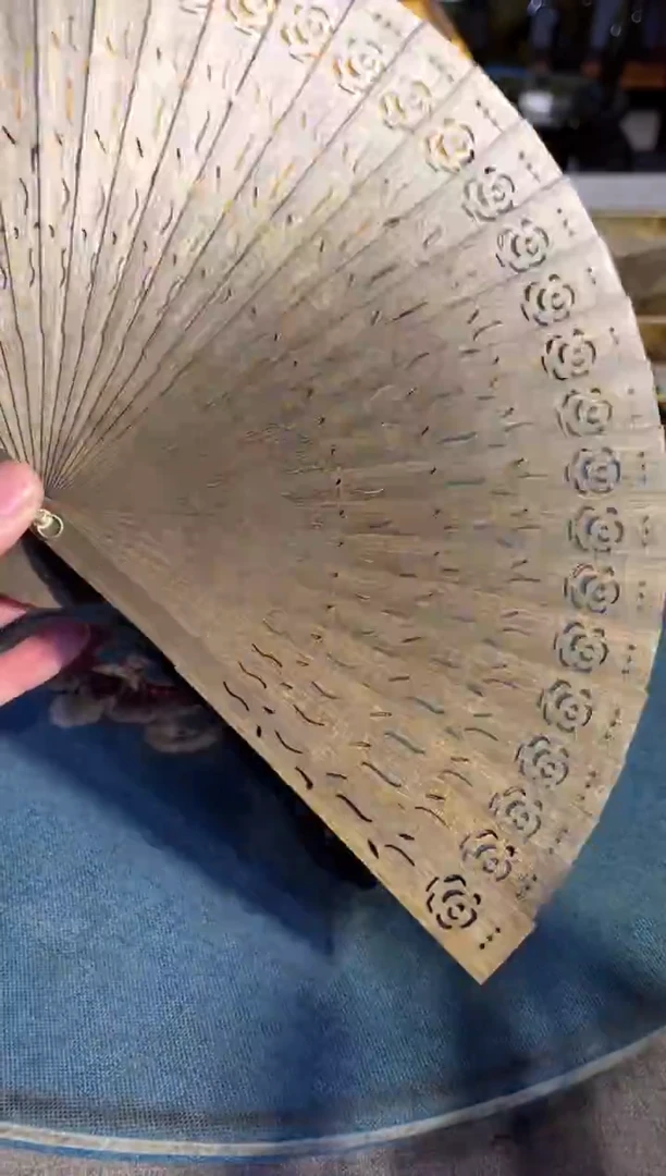 乌木类成套家具乌木玫瑰扇子单个 通货