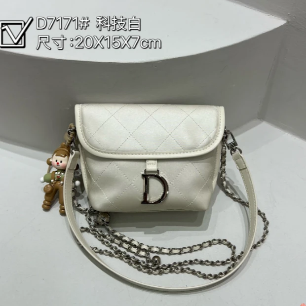 【YI CHEN】ZT-D7171-科技白-高定轻奢时尚百搭潮流女士包包