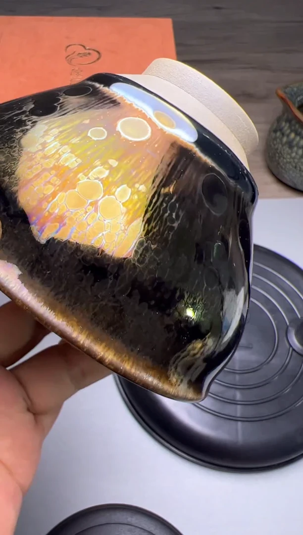 茶盏建窑建盏 陈珂曜变