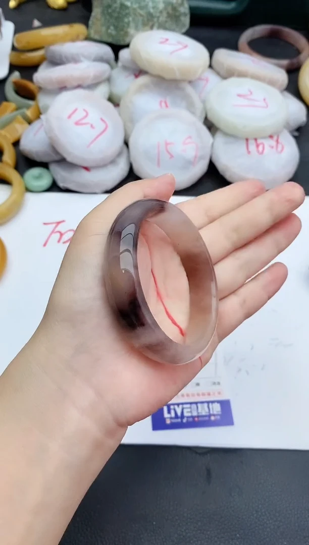 未镶嵌手镯石英质玉124+56/57