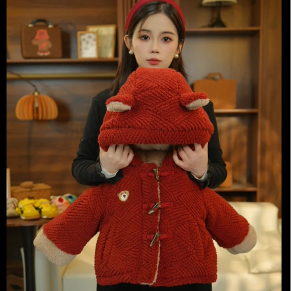 男女宝宝冬季加绒加厚棉服中小童儿童连帽保暖棉袄套装二件套潮