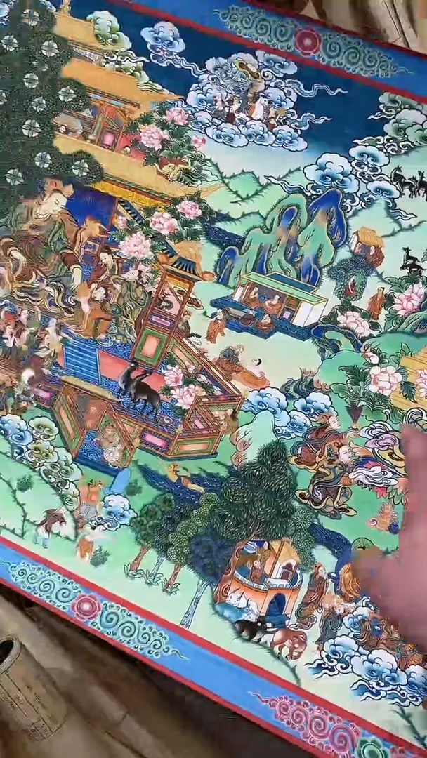 卷轴画【主播精品】高端卷轴画——唐卡AA212