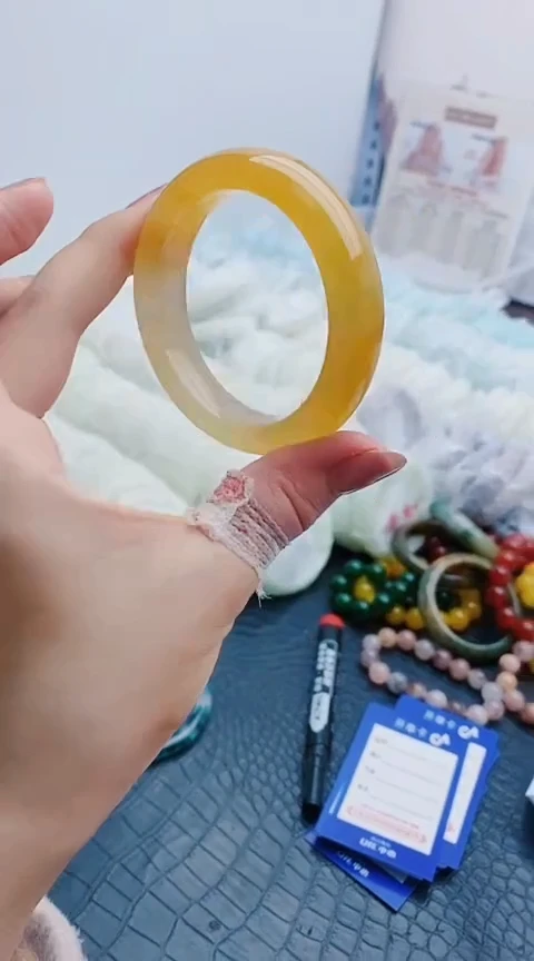 未镶嵌手镯石英质玉w201+54-55