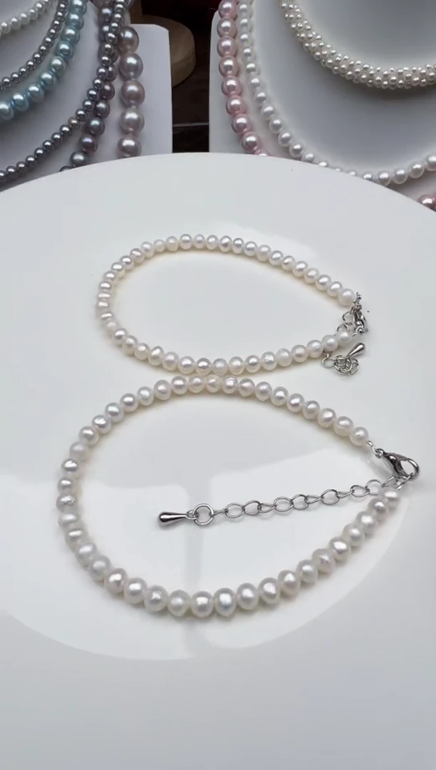 淡水珍珠未镶嵌颈饰1