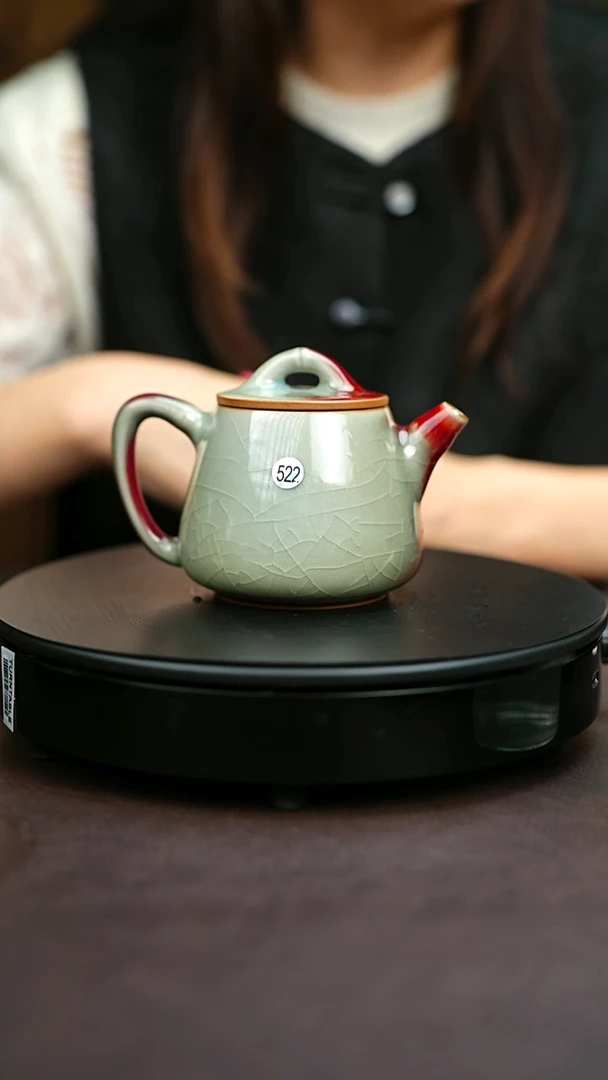 522*一级品原矿钧瓷炉钧釉壶