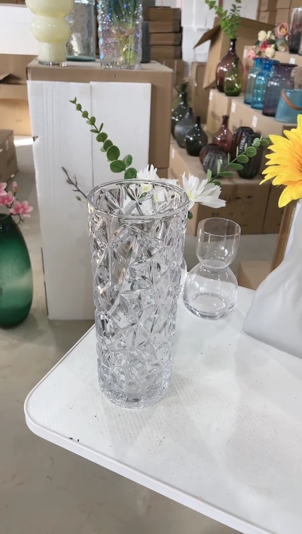 【闪购商品】无铅玻璃透明冰纹小号