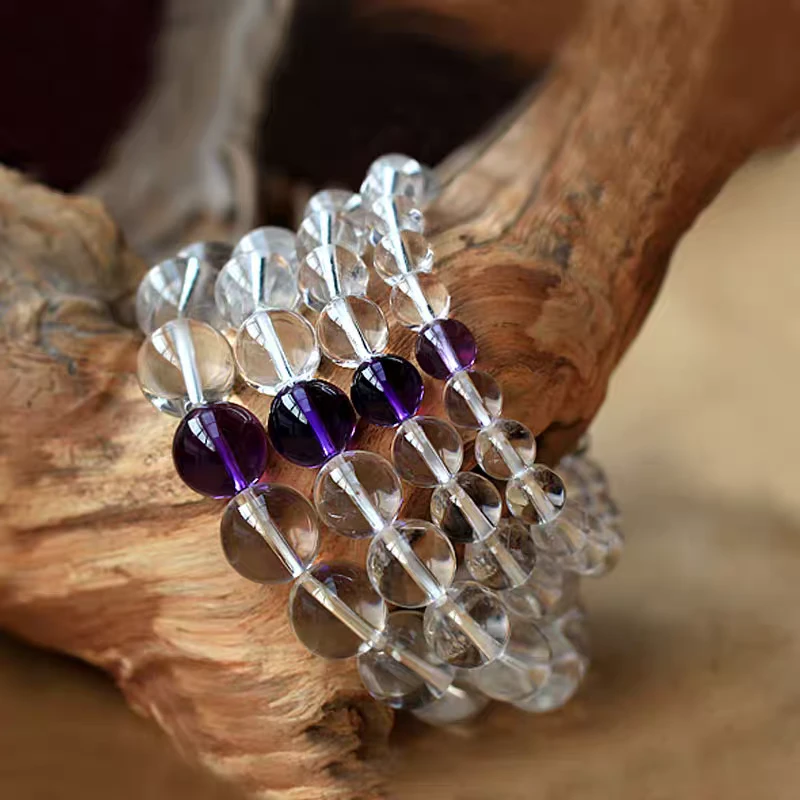 非金属仿水晶手链 晶原创设计DIY散珠手串礼物