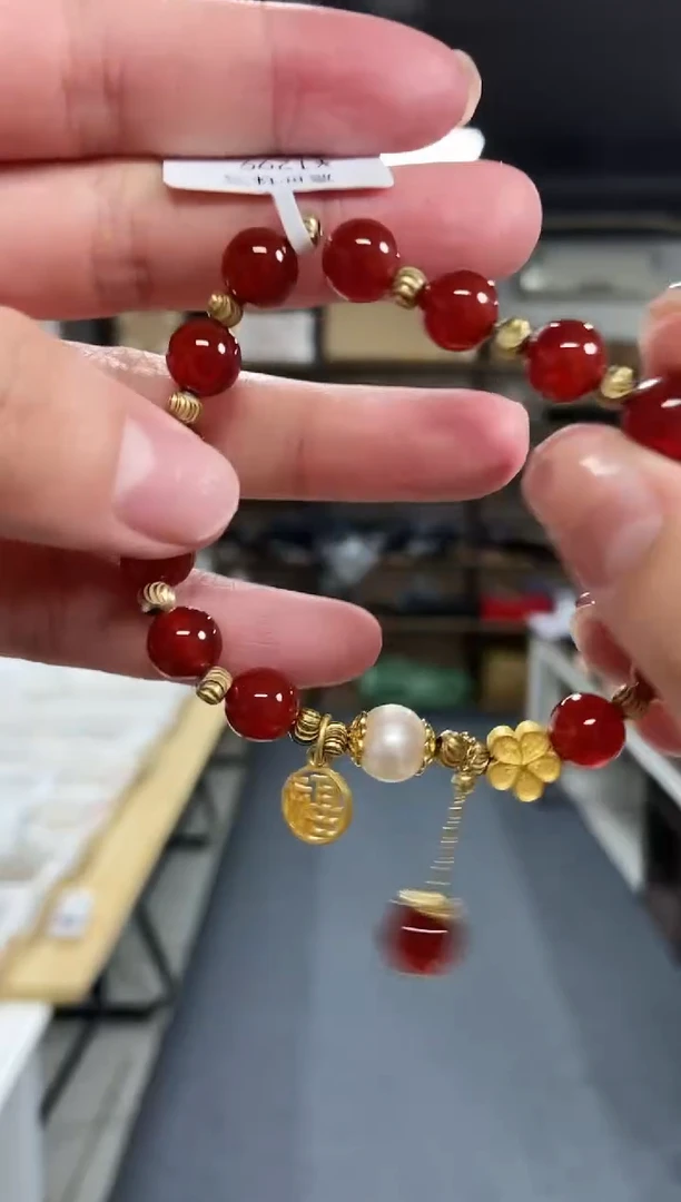 【闪购商品】玛瑙/玉髓手串未镶嵌多样性发其一颜色微差