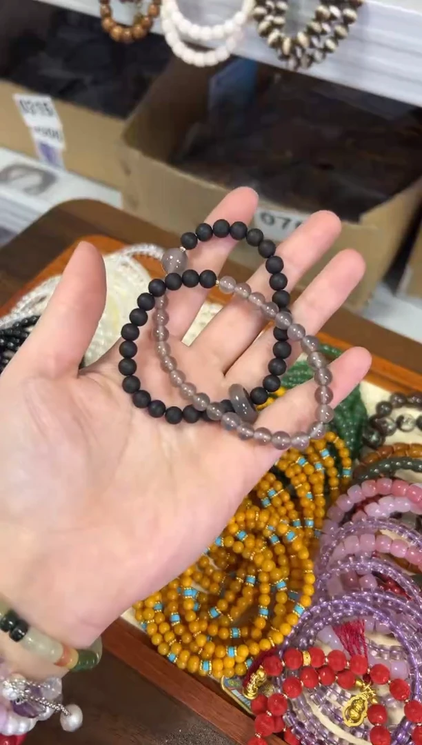 【闪购商品】未镶嵌降真香手串黑油降真香玛瑙跑环双圈[1619]