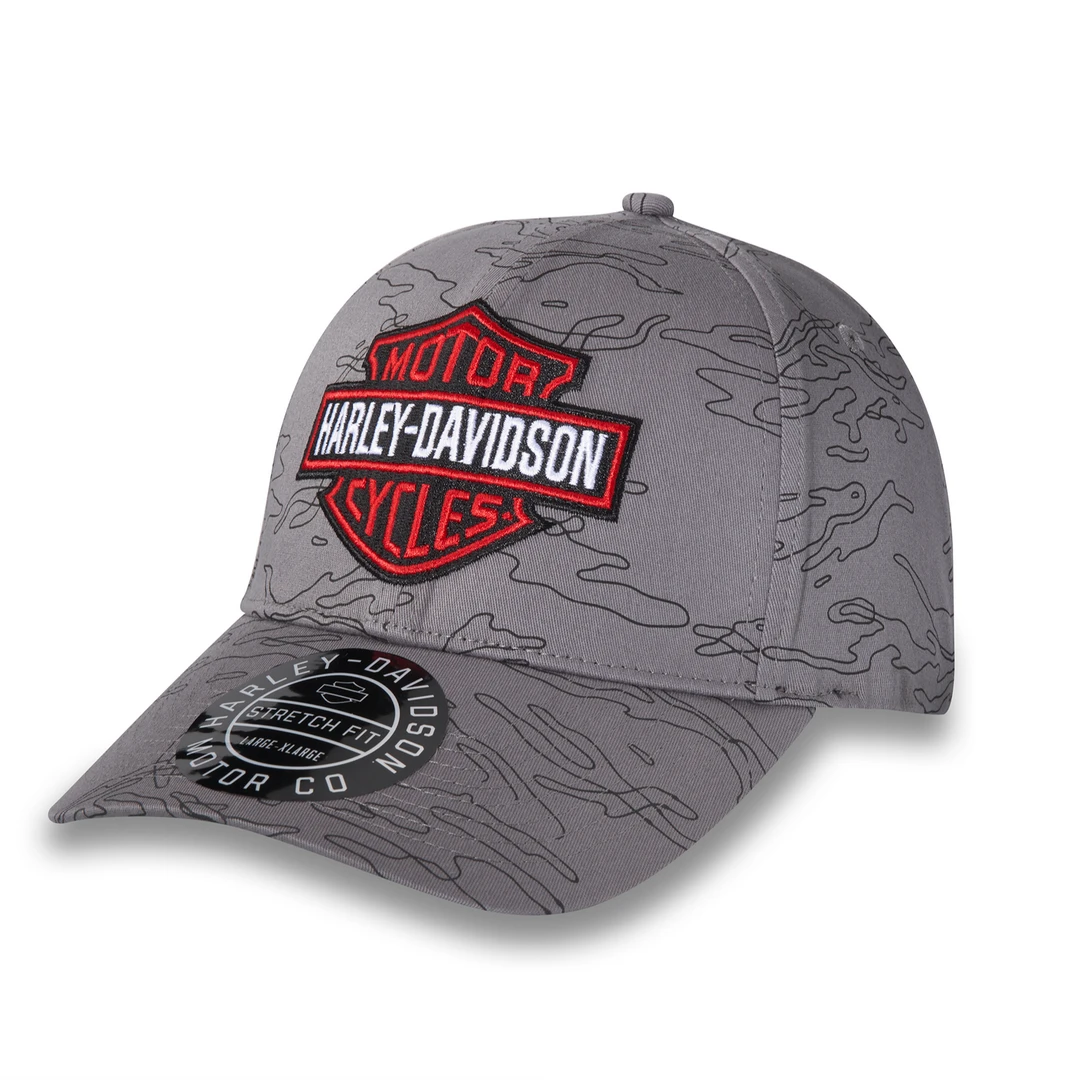Harley Davidson/哈雷戴维森哈雷鸭舌帽/Cap/97746-24VM迷彩户外