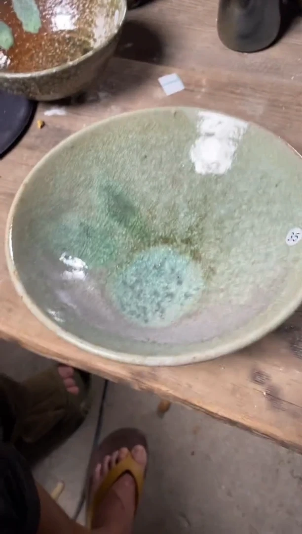 釉陶举**铁浪鬼柴烧-小碗