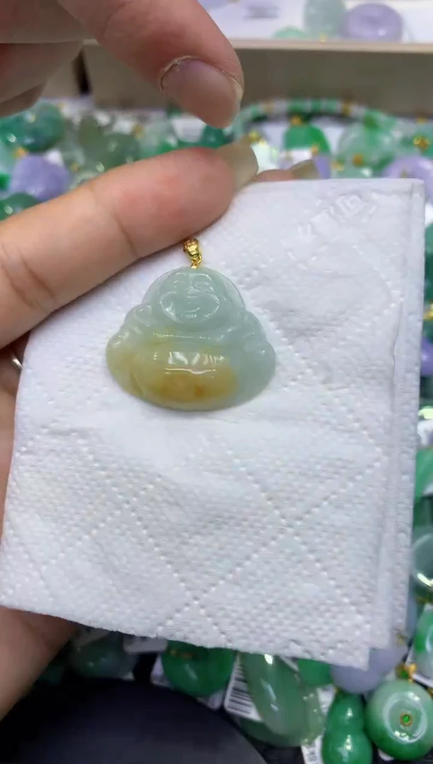 颈饰未镶嵌翡翠天然缅甸A货翡翠