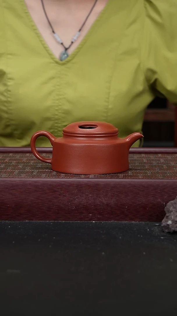 茶壶紫砂朱泥牛盖