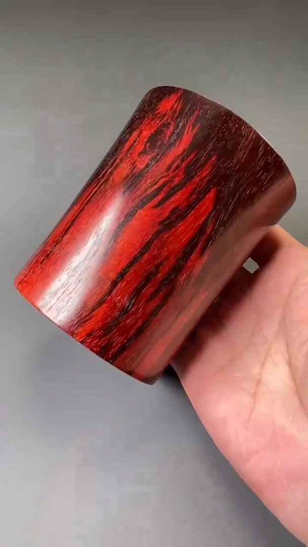 檀香紫檀（小叶紫檀）把件印度小叶紫檀 笔筒