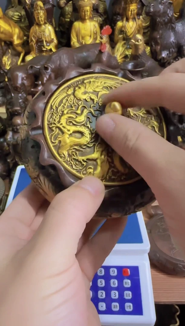 老黄黄铜摆件装饰品