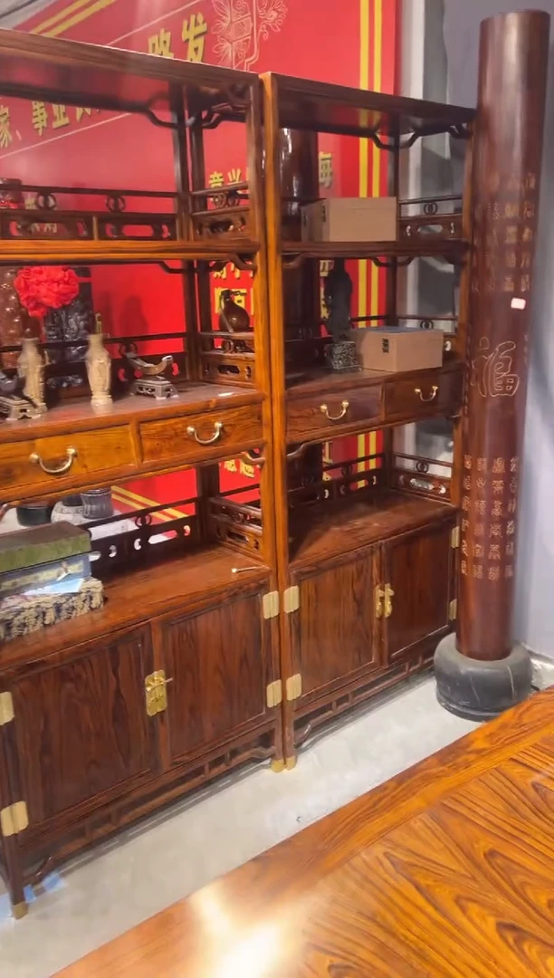 木书架家具一对家具
