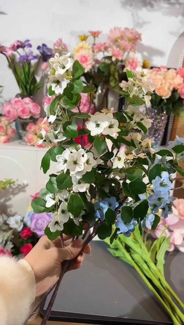 3枝混色手感天鹅绒