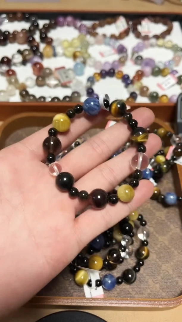 未镶嵌手链水晶23-38虎眼石手串