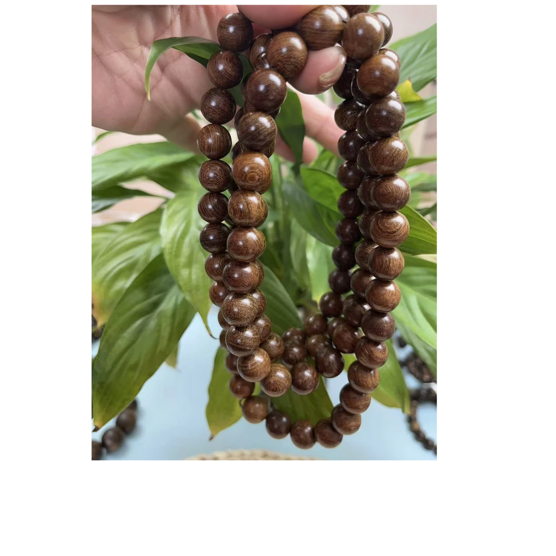 金丝檀红木手串1.18mm108颗