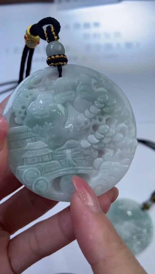 翡翠挂件未镶嵌328155ss007/多样性一件发
