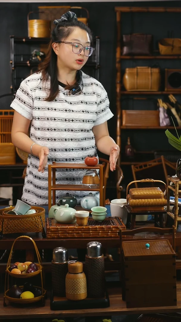 精品楠竹素味展示架