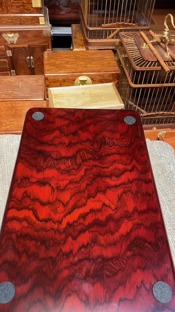 【闪购商品】红酸枝木类木艺茶盘一个