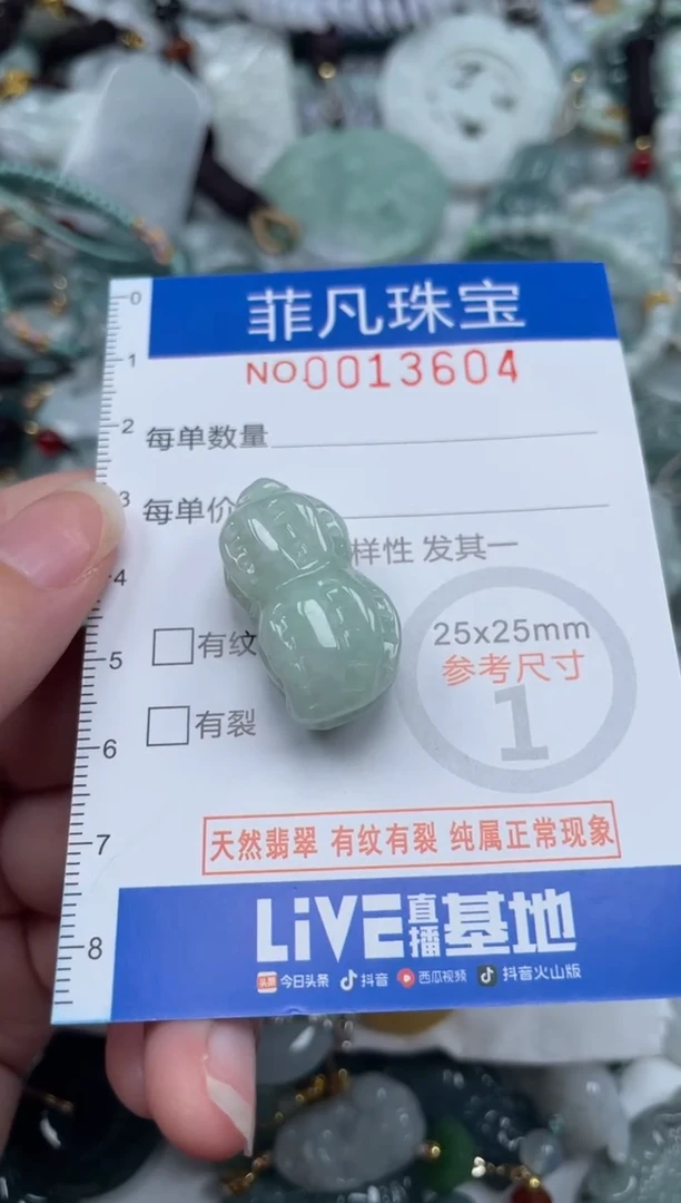 颈饰未镶嵌翡翠13604