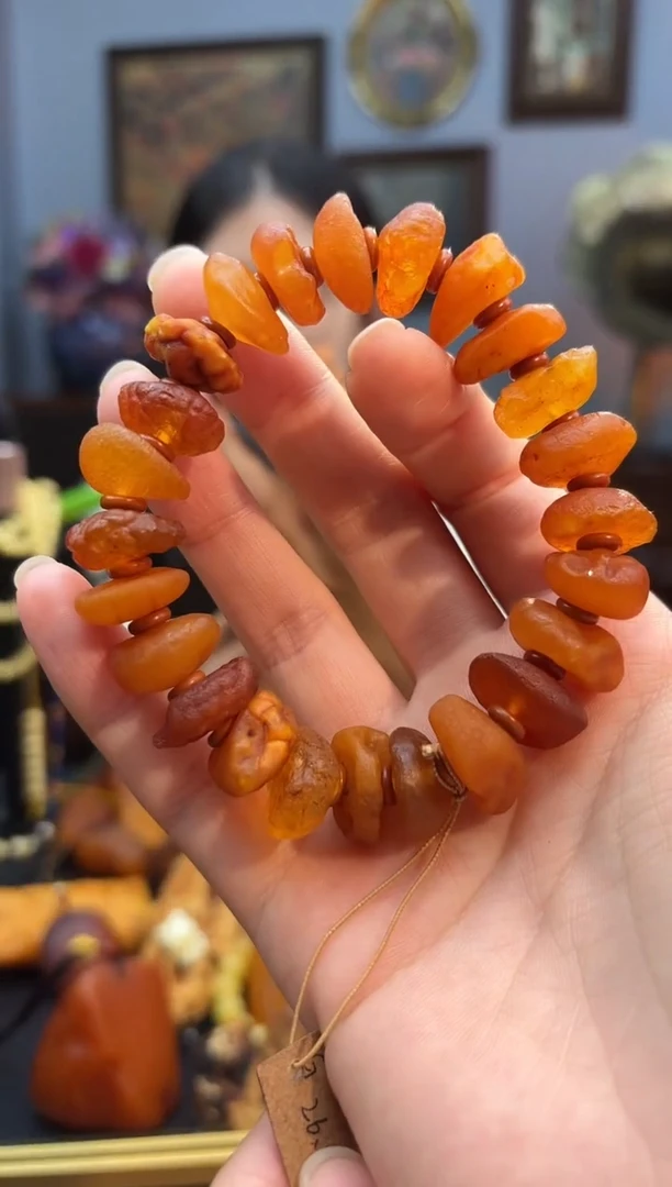 手串琥珀未镶嵌手串