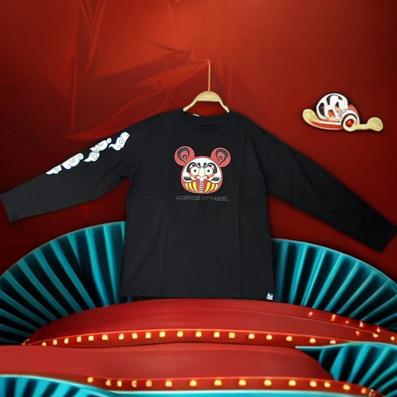 616套头免烫春季印花卫衣时尚套装秋冬运动动漫设计师圆领春夏